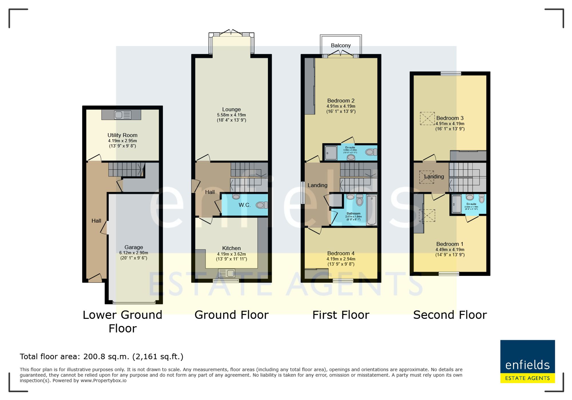 4 Nirvana, Poole floorplan
