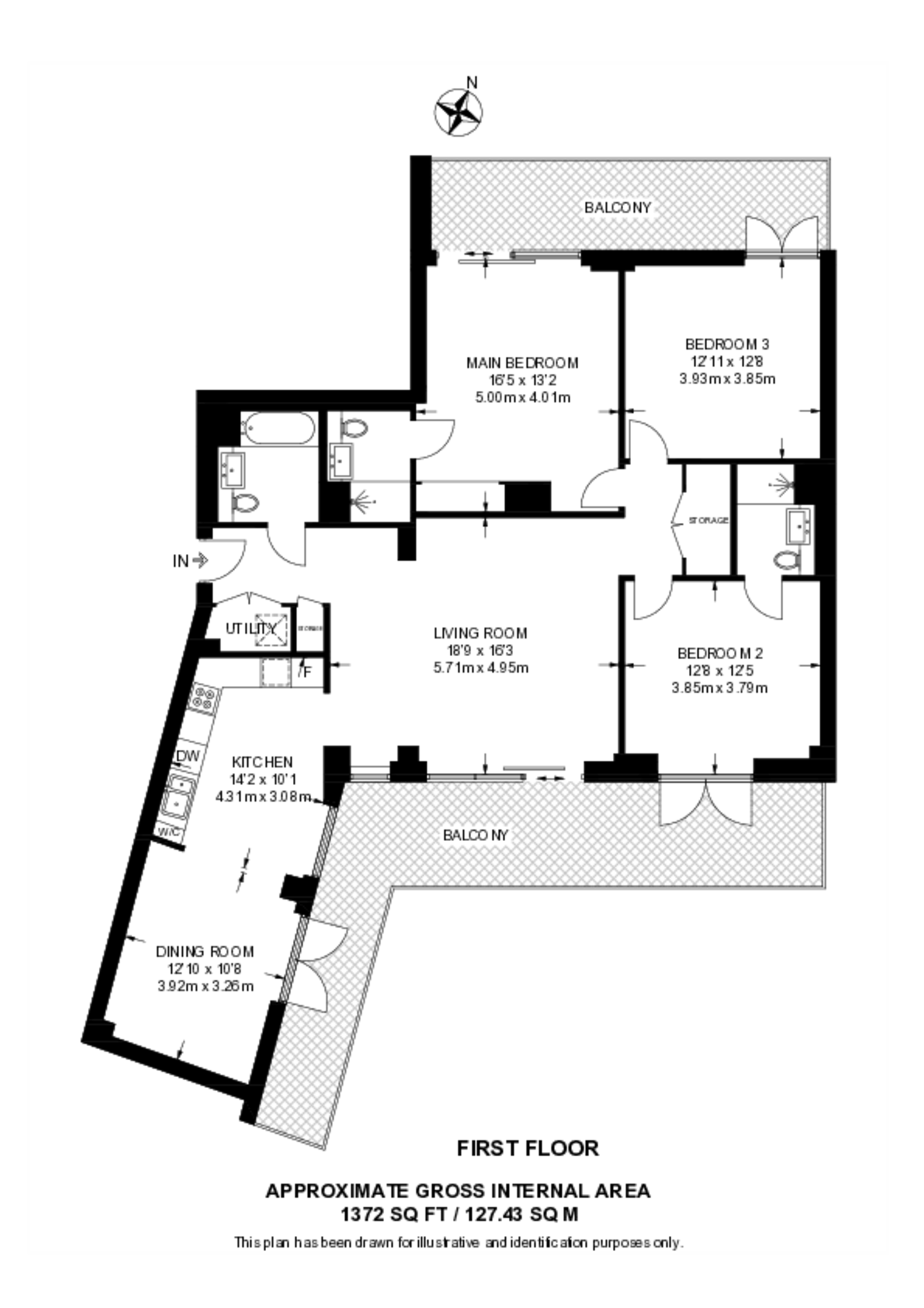 Georgette Apartments, The Silk District, Whitechapel floorplan