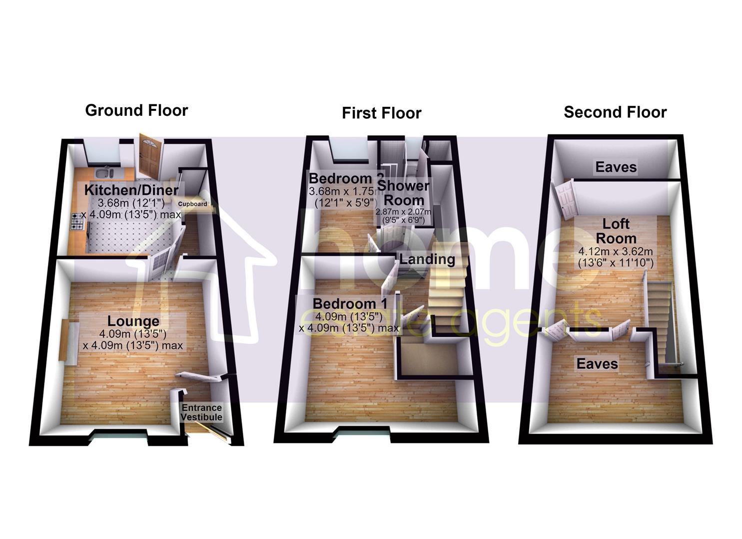 24, Denbigh Street, Mossley floorplan