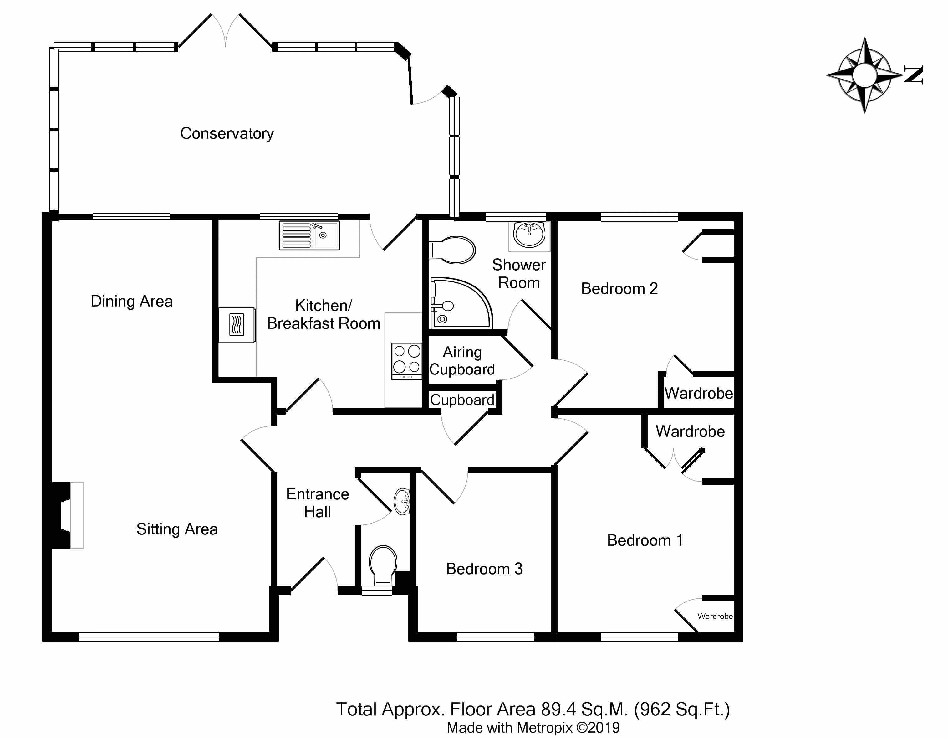 3 Bedrooms Detached bungalow for sale in Playses Green, Hambridge, Langport TA10