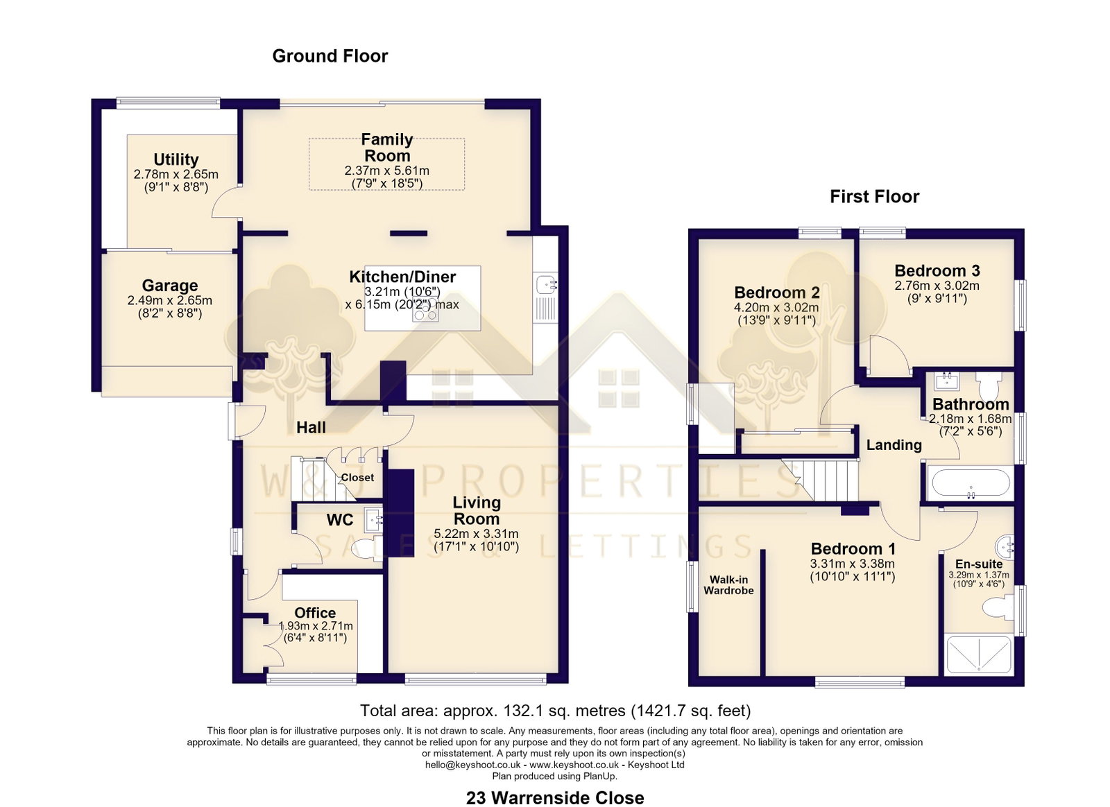 23, Warrenside Close, Blackburn floorplan