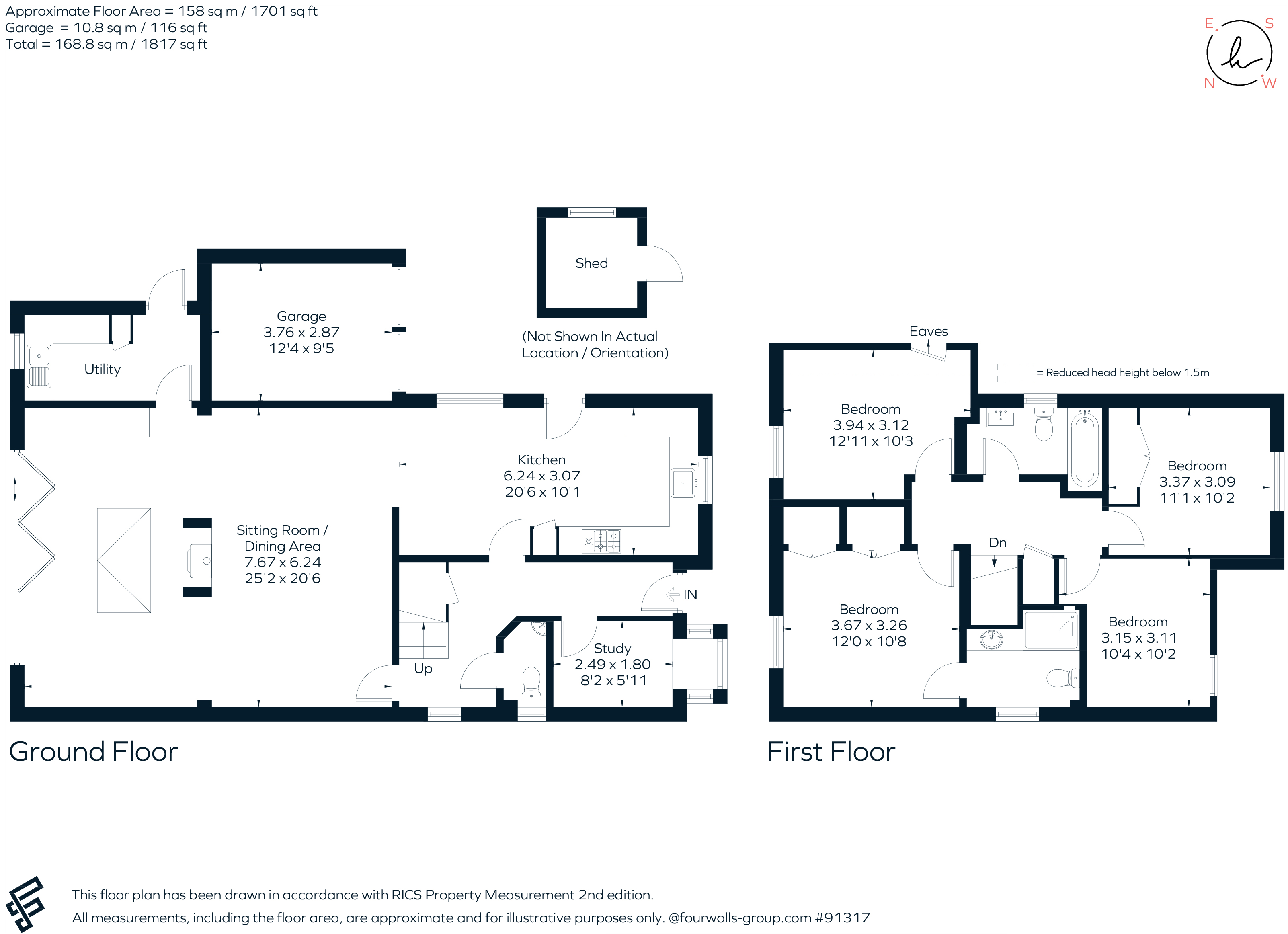 2, Hill Farm Close, Haslemere floorplan