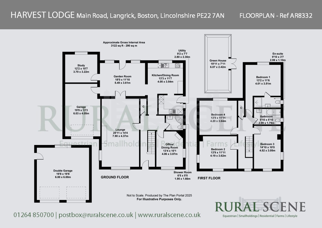 HARVEST LODGE, MAIN ROAD, BOSTON floorplan