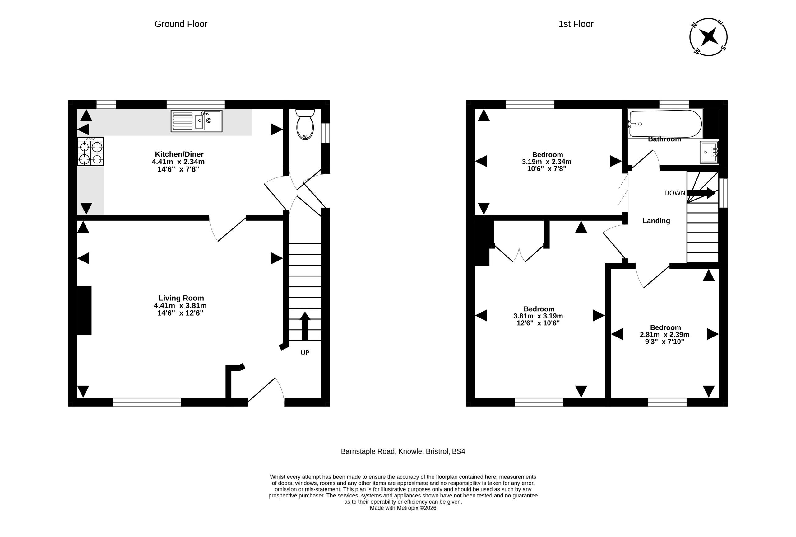 50 Barnstaple Road, Bristol floorplan