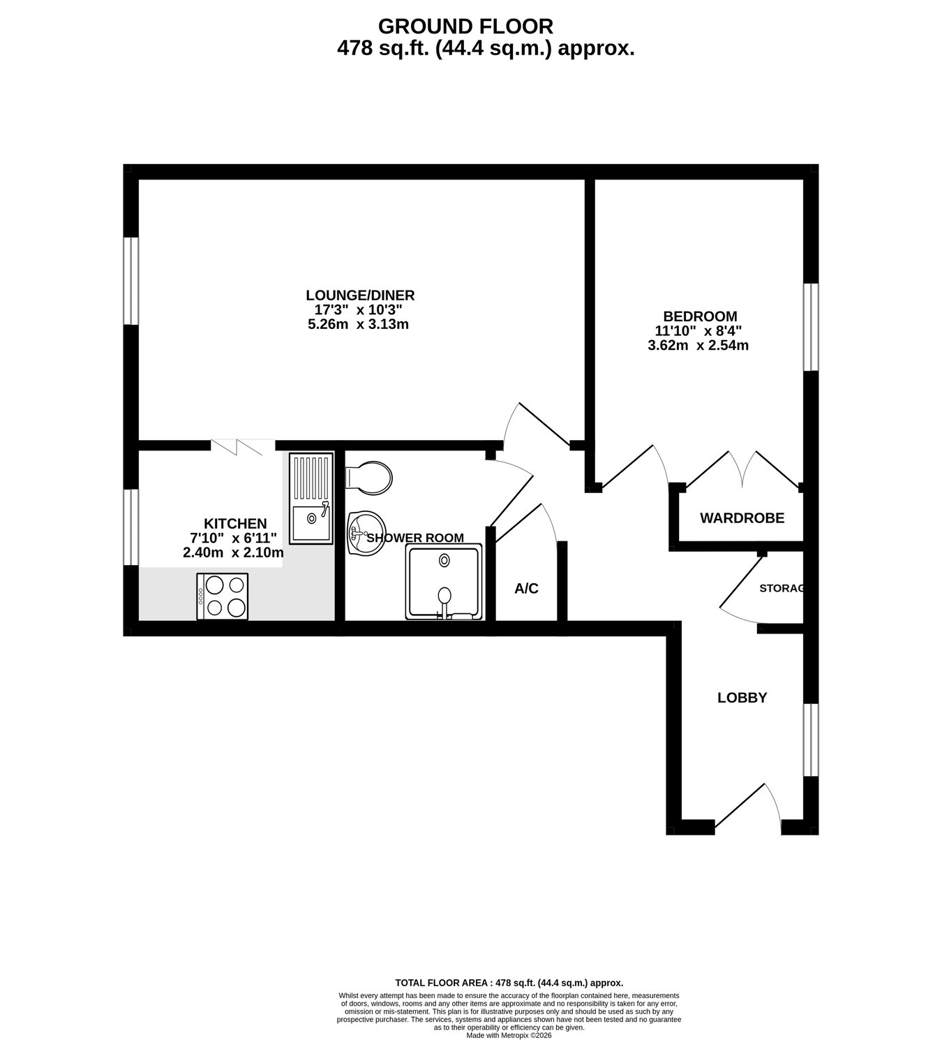 33, Ashridge Court, Newbury floorplan