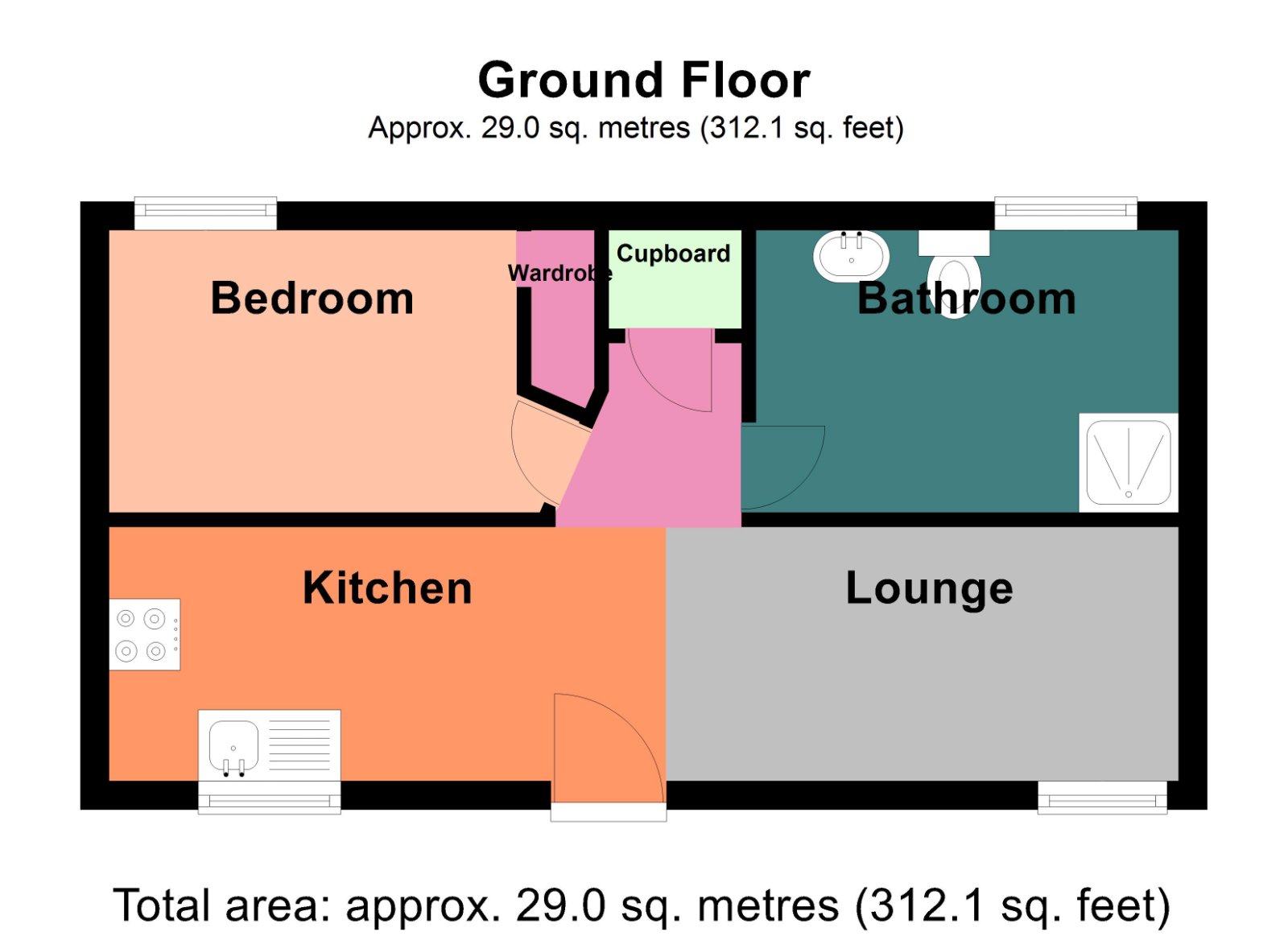4 Dartmouth Mews,, Dartmouth Road, Staffordshire floorplan