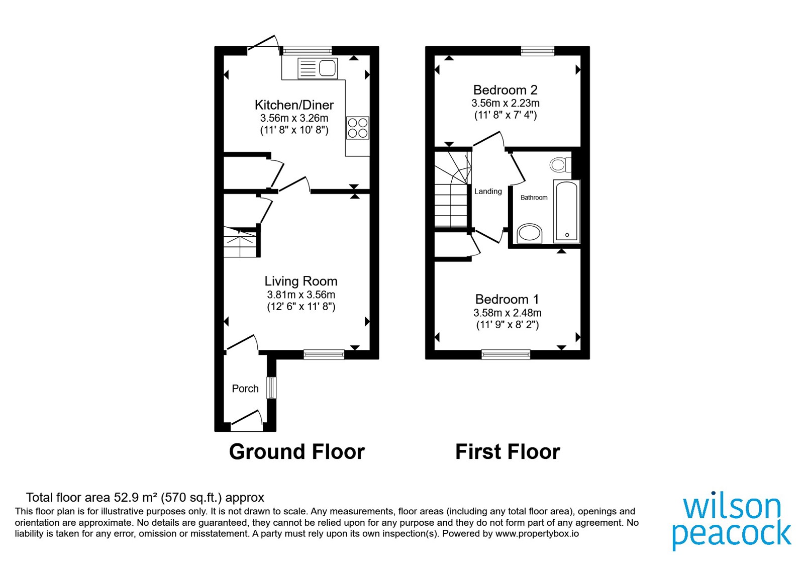 5, Columbine Close, Bedfordshire floorplan