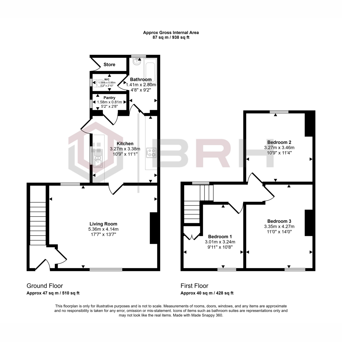 59, Paxton Avenue, Doncaster floorplan