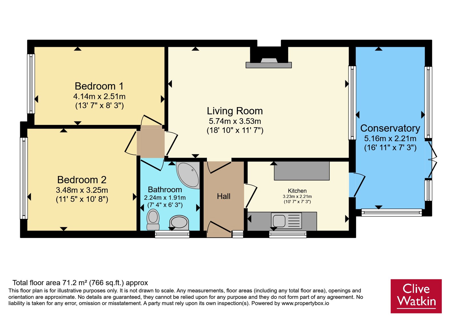 164, Sutherland Drive, Merseyside floorplan
