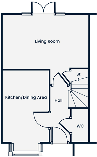 233, Hornbeam Drive, Wingerworth floorplan
