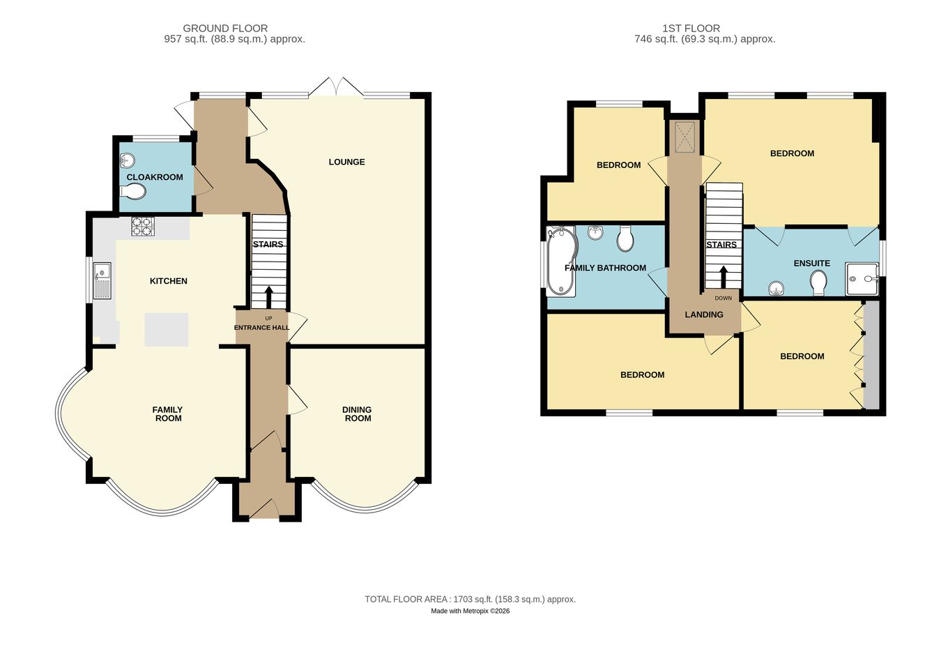 23, Weir Gardens, Rayleigh floorplan