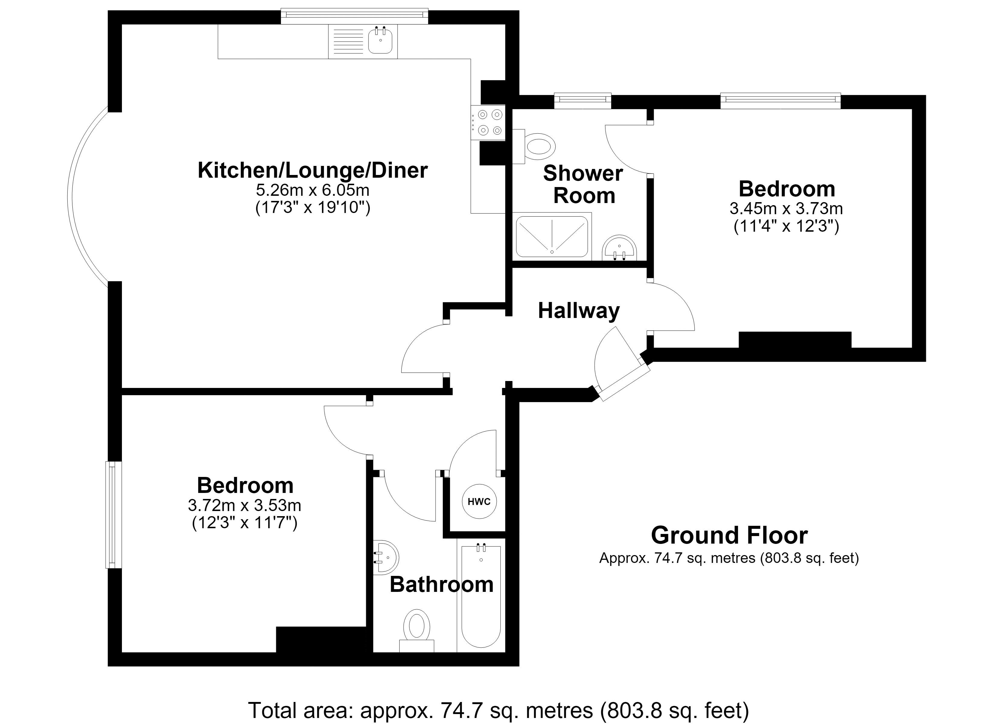 Ivy, Wappenshall Lane, Telford floorplan