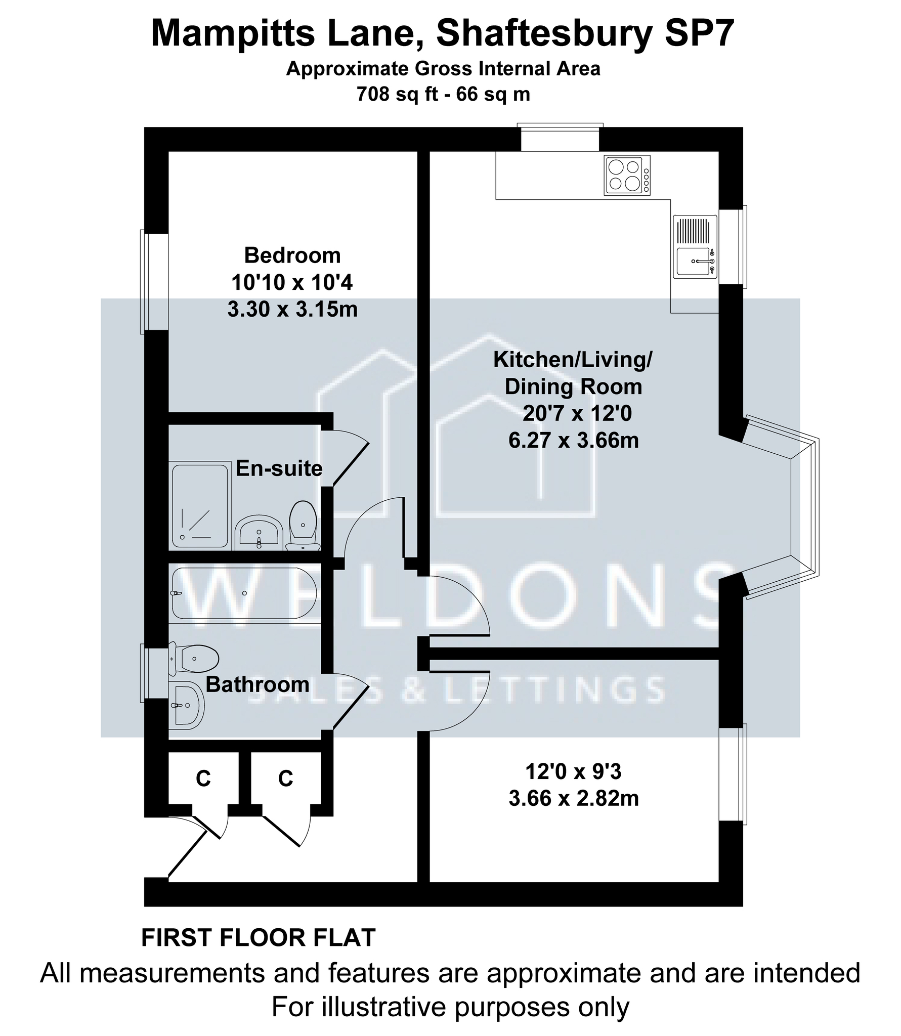 Mampitts Lane, Shaftesbury floorplan