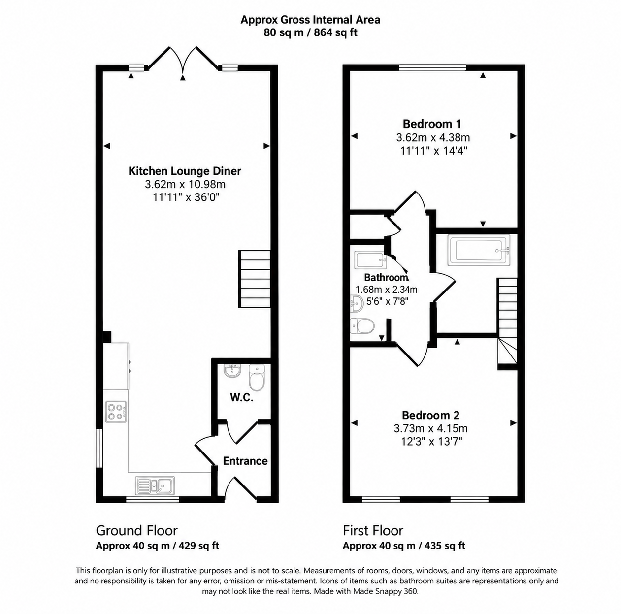 27, Wonford Street, Exeter floorplan