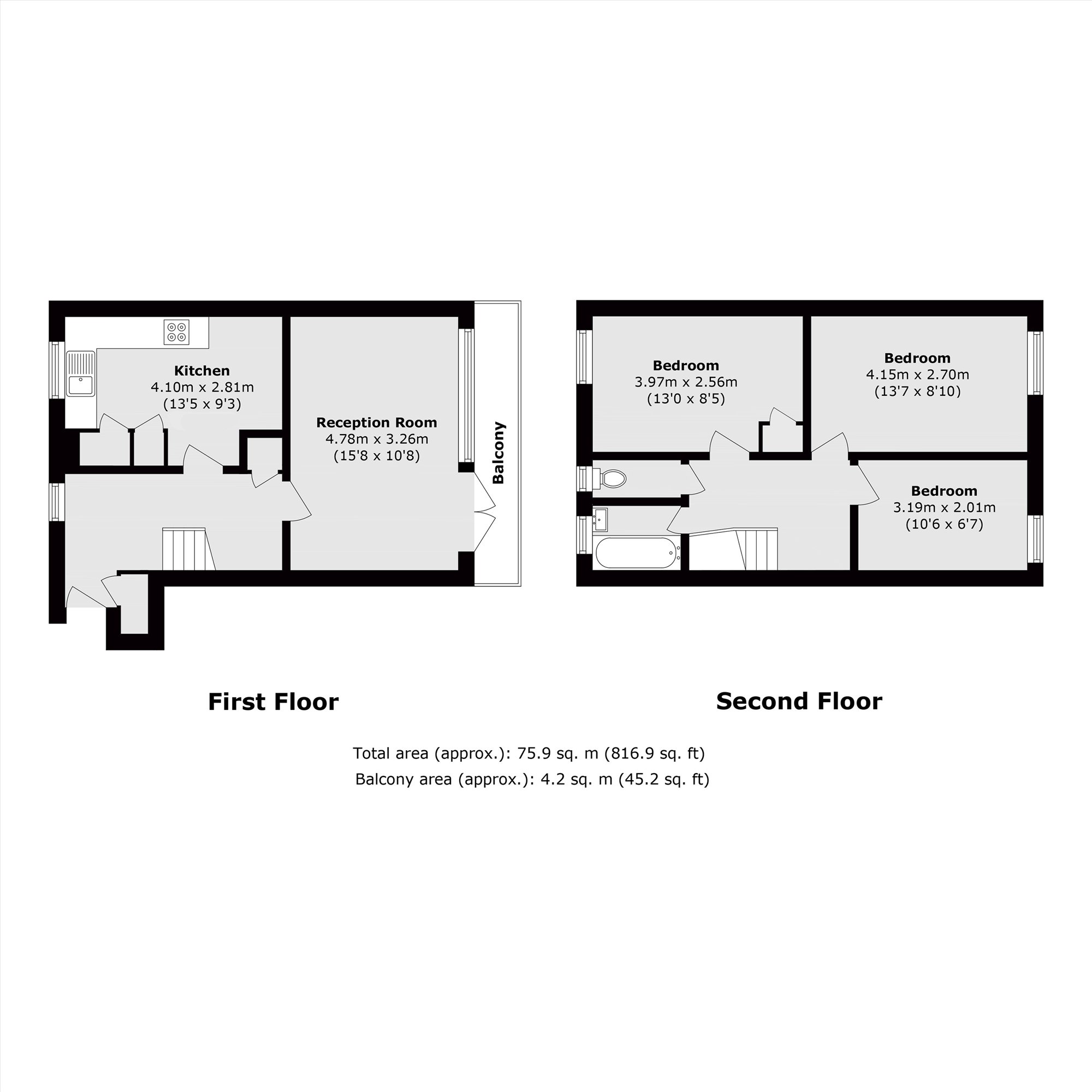 Tomlinson Close, London floorplan