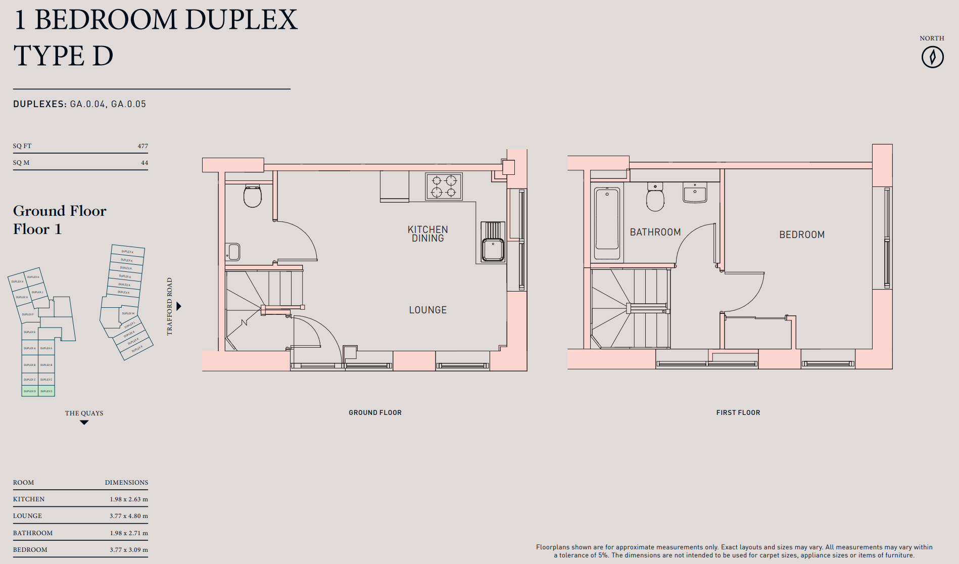 Furness Quay, Grapnel Apartments, Salford, Manchester floorplan