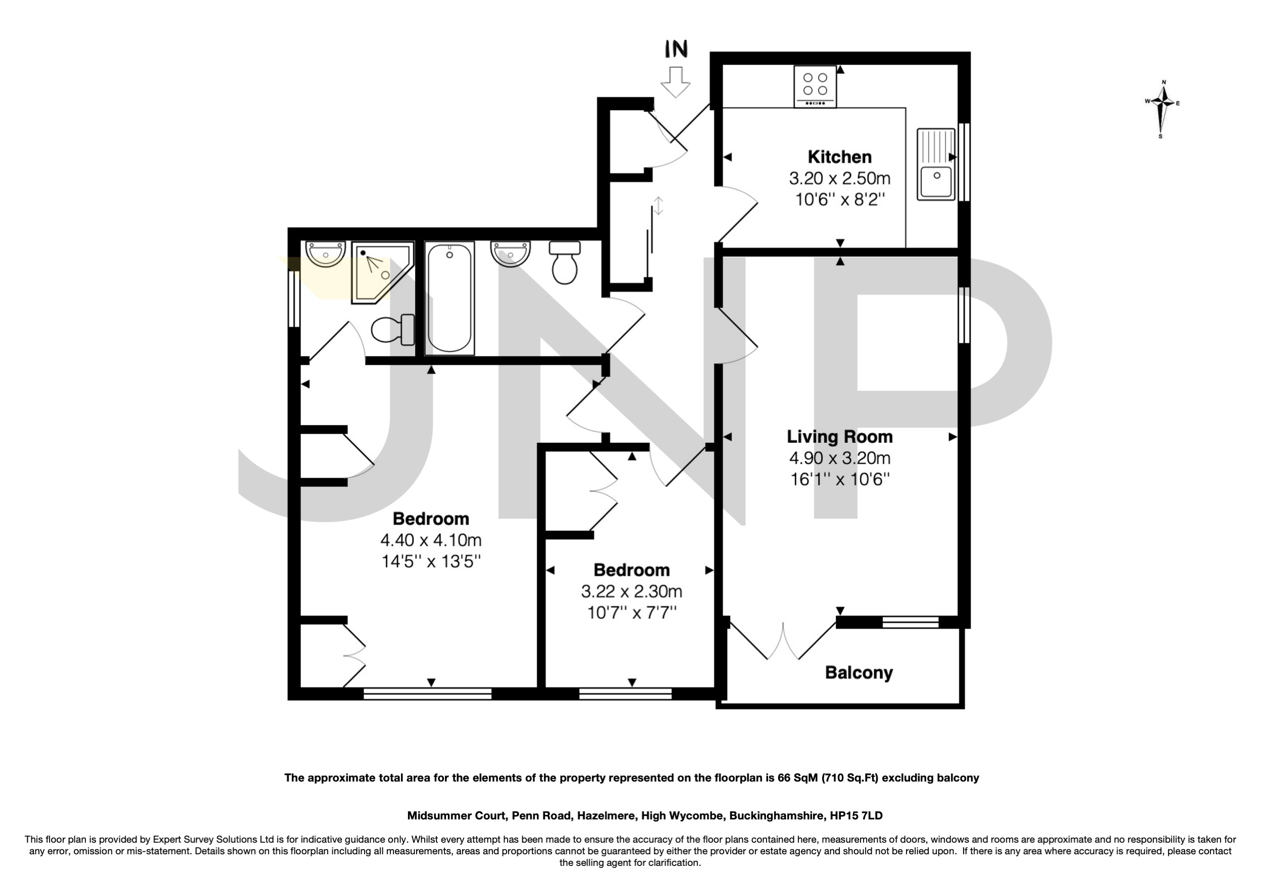 Flat 5, Midsummer Court,, Penn Road, High Wycombe floorplan