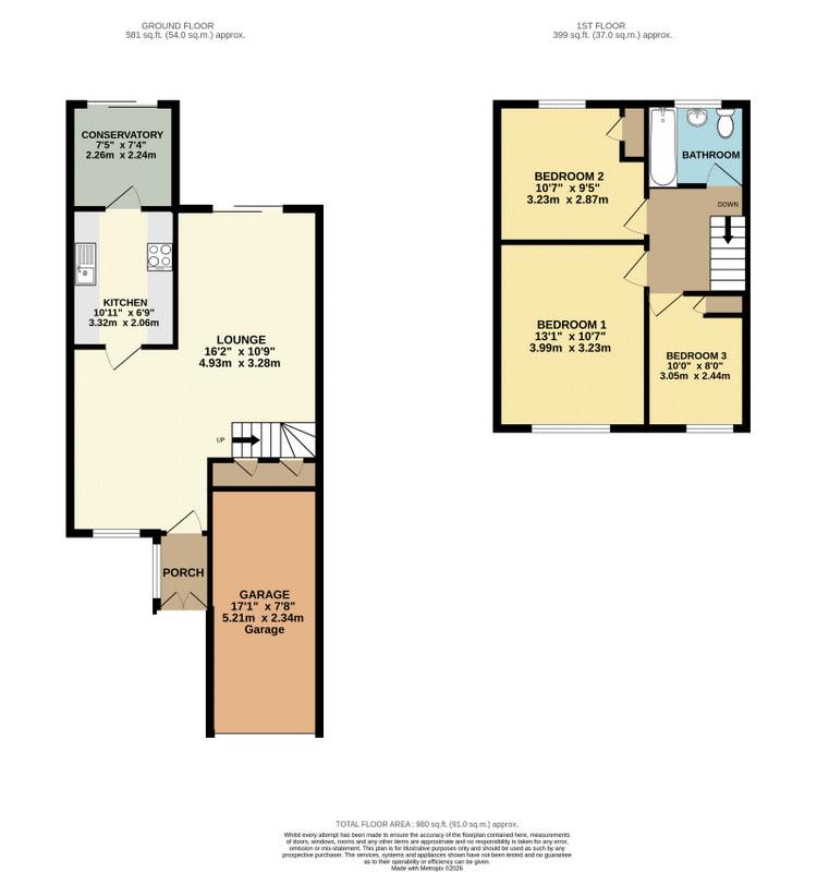 9, Catherine Close, Hemel Hempstead floorplan
