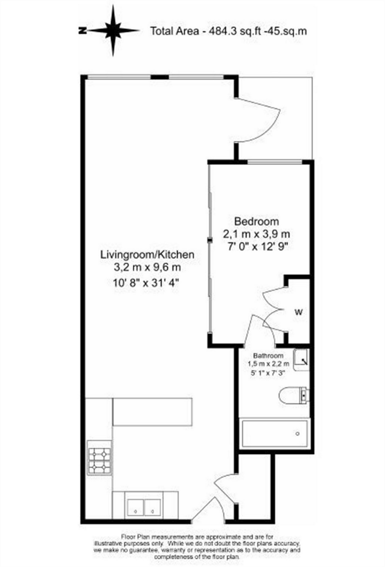 1 Bedrooms Flat for sale in Octavia House, 213 Townmead Road, London SW6