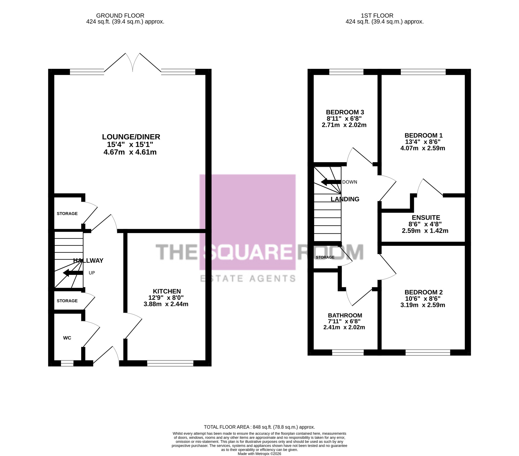 92, Hawthorn Drive, Thornton floorplan