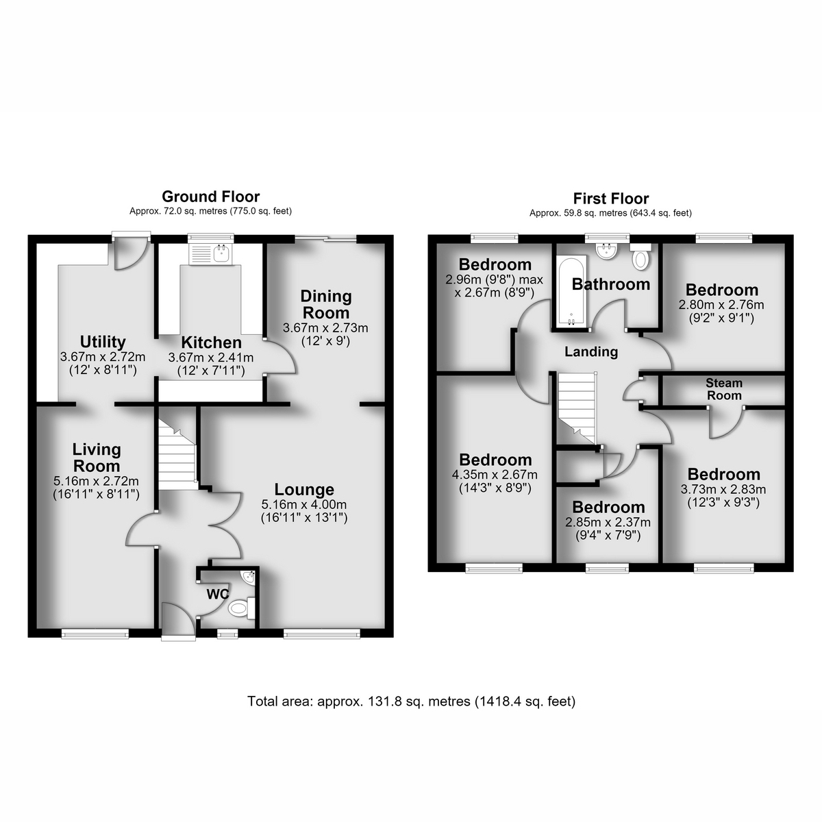 32, Sycamore Close, Alfreton floorplan
