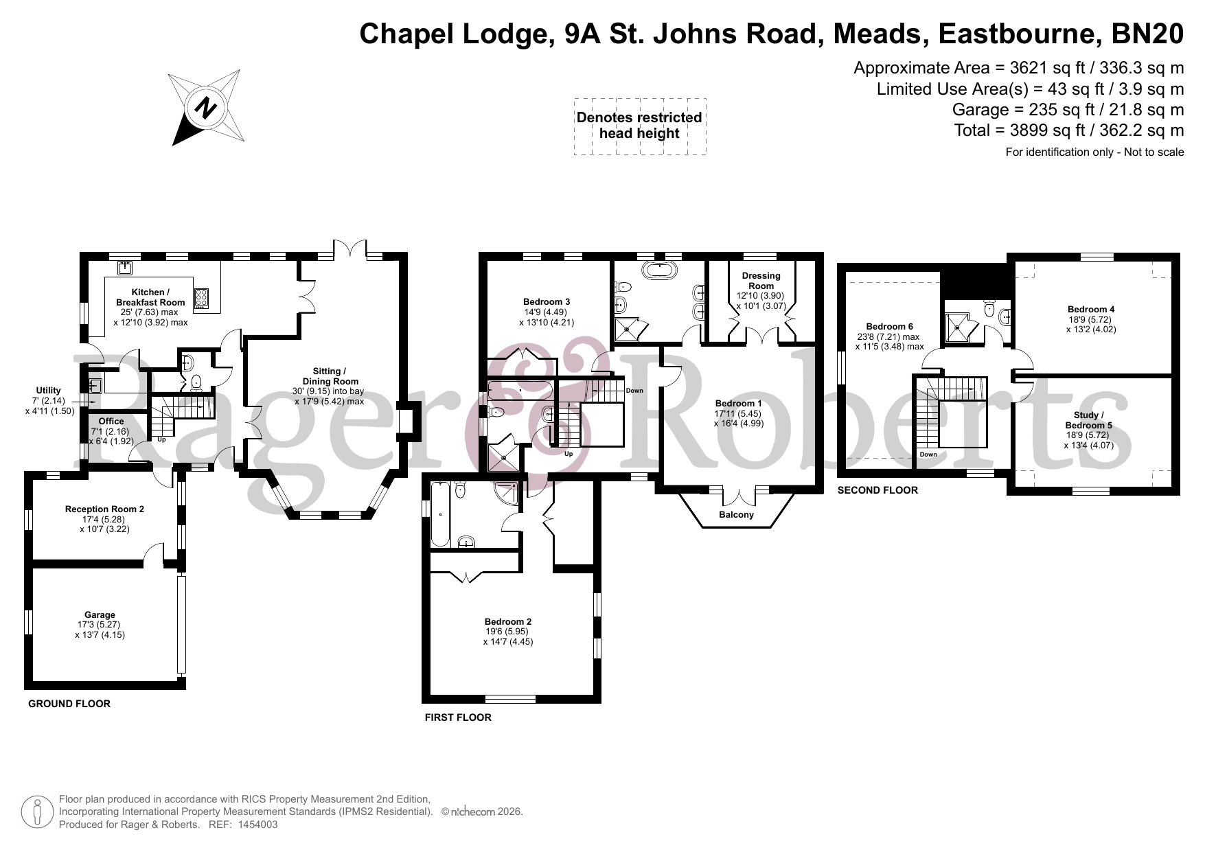 Chapel Lodge, 9A, St. Johns Road, Eastbourne floorplan