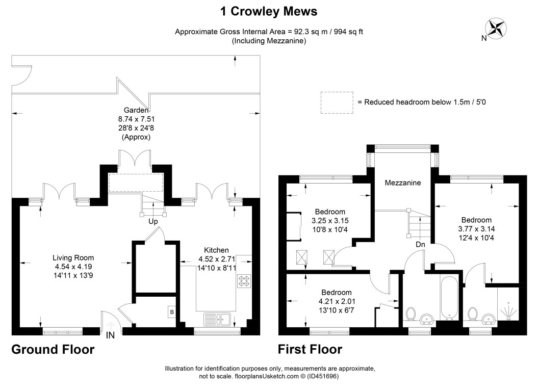 3 Bedrooms  to rent in Crowley Mews, London SW16