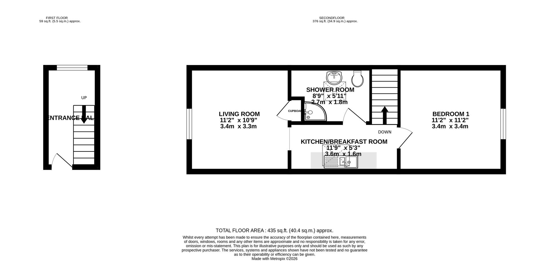 2 William Street, Dorset floorplan