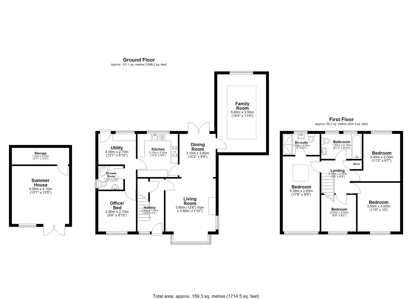 6, Wensley Close, Burnley floorplan