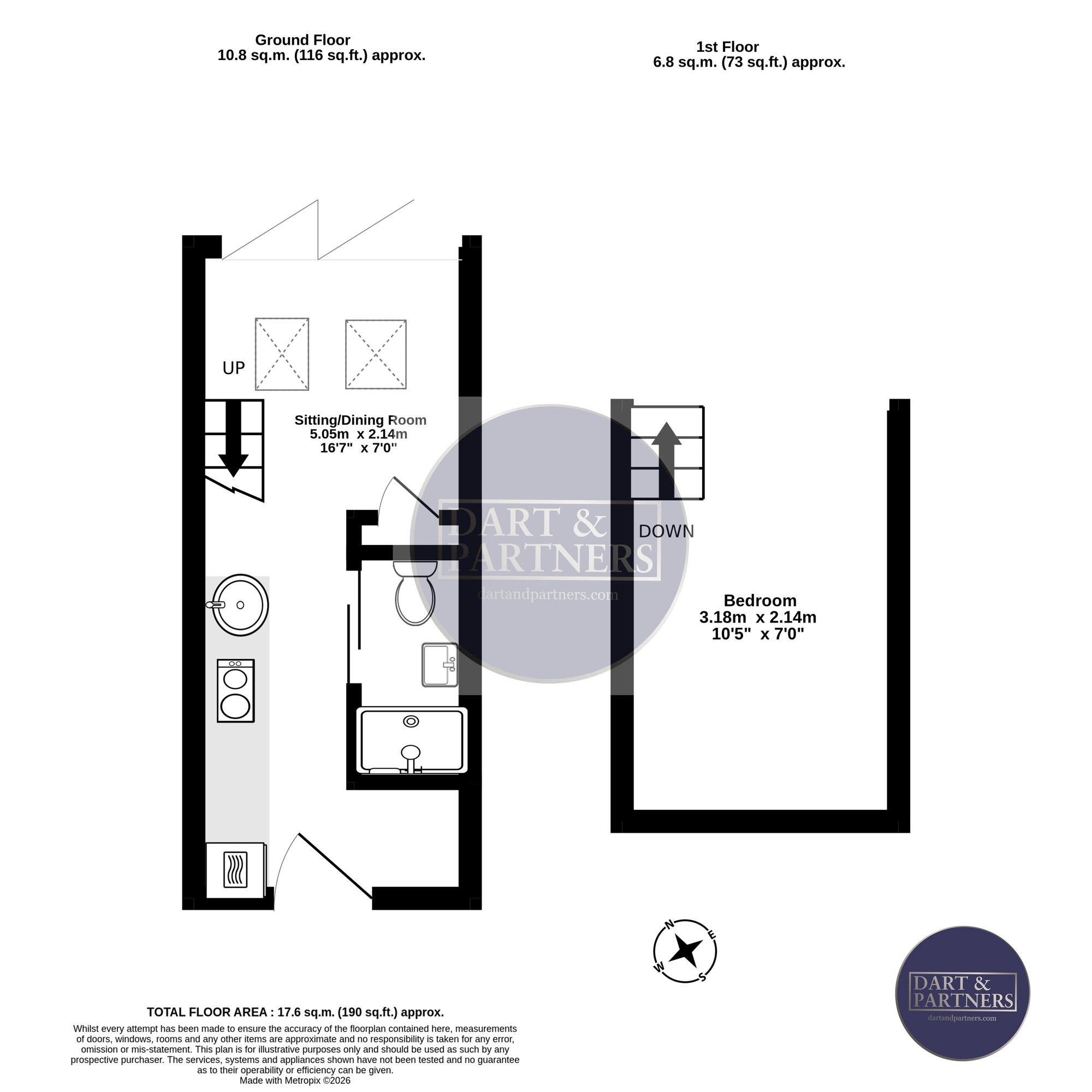 5 The Beach Huts Strand, Teignmouth floorplan