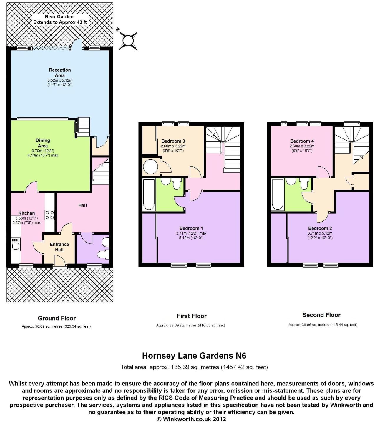 Free property report 81 Hornsey Lane Gardens, Hornsey, London, N6 5PA
