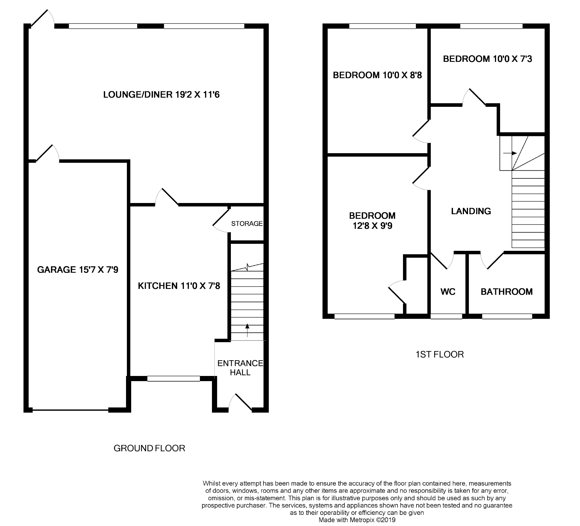 3 Bedrooms Terraced house for sale in Warrene Close, Stanford-Le-Hope, Essex SS17