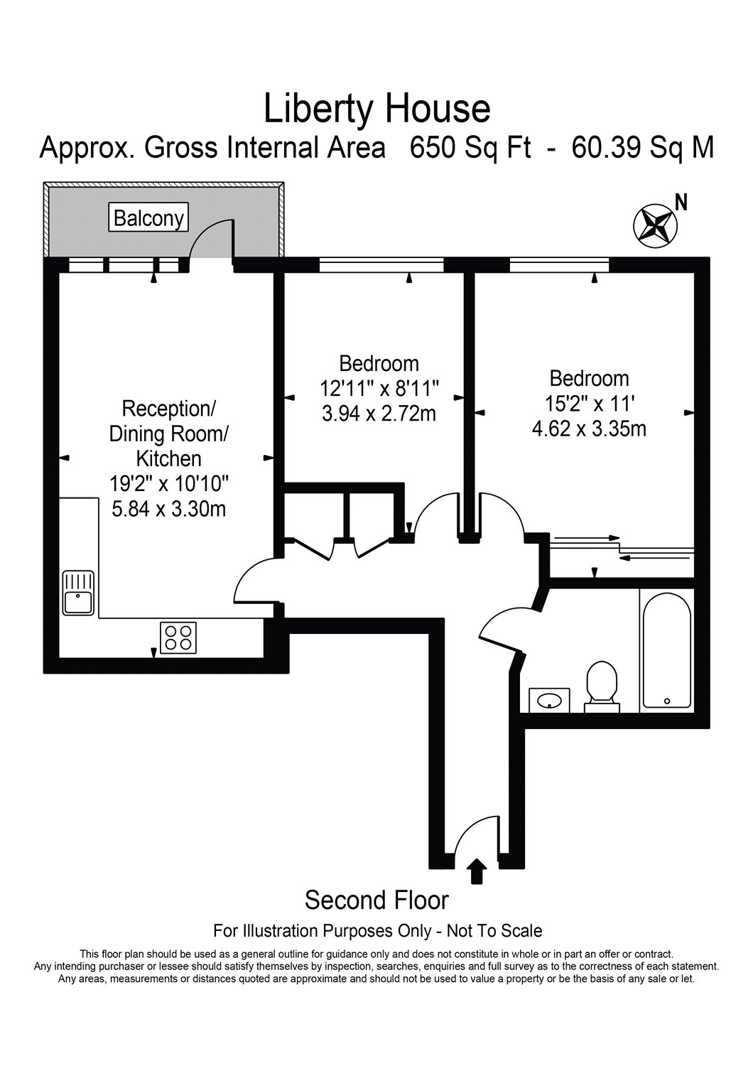 2 Bedrooms Flat to rent in Liberty House, Ensign Street, London E1