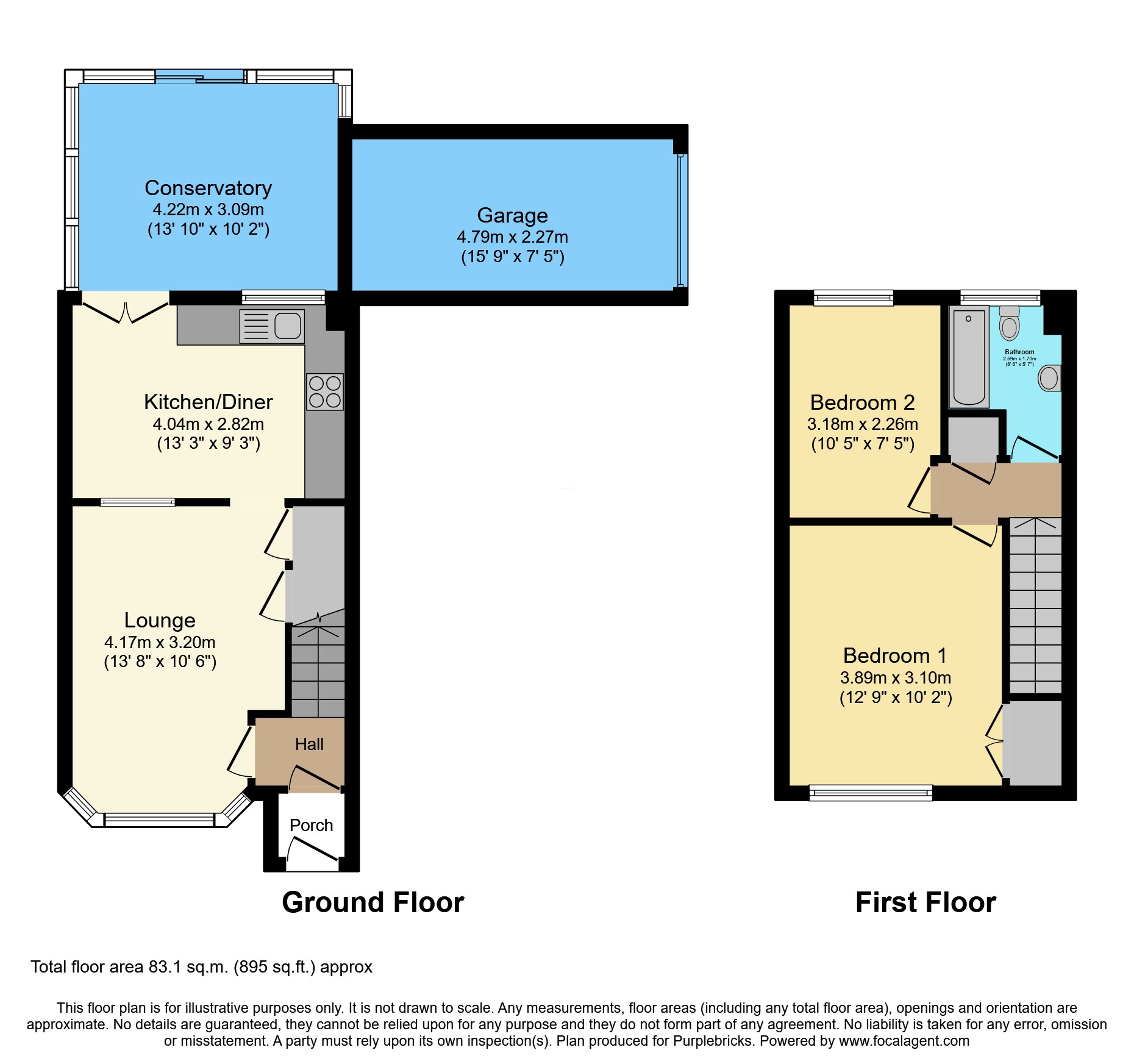 10, Cressey Court, Chatham floorplan