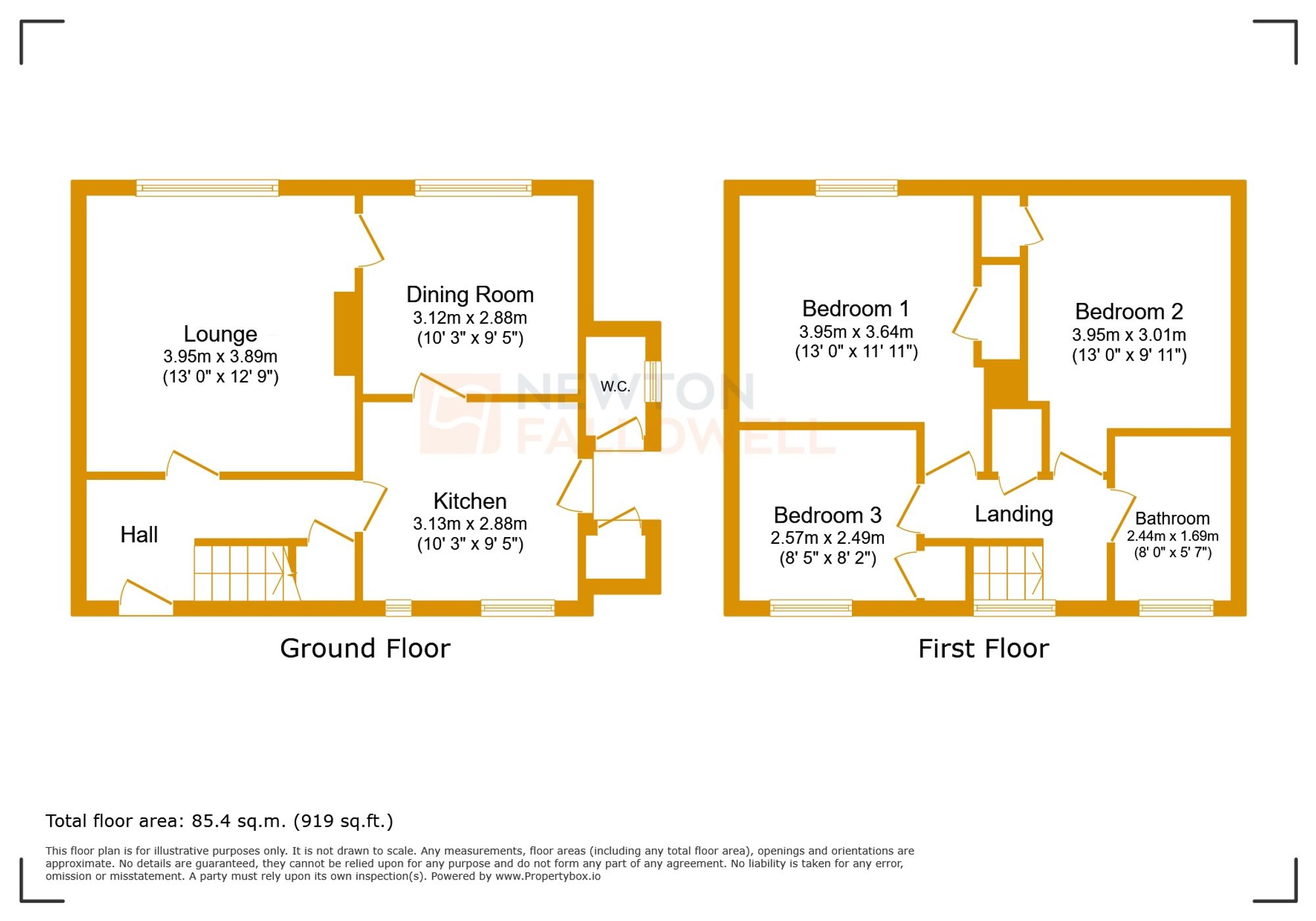 20 Kay Road, Leicester floorplan