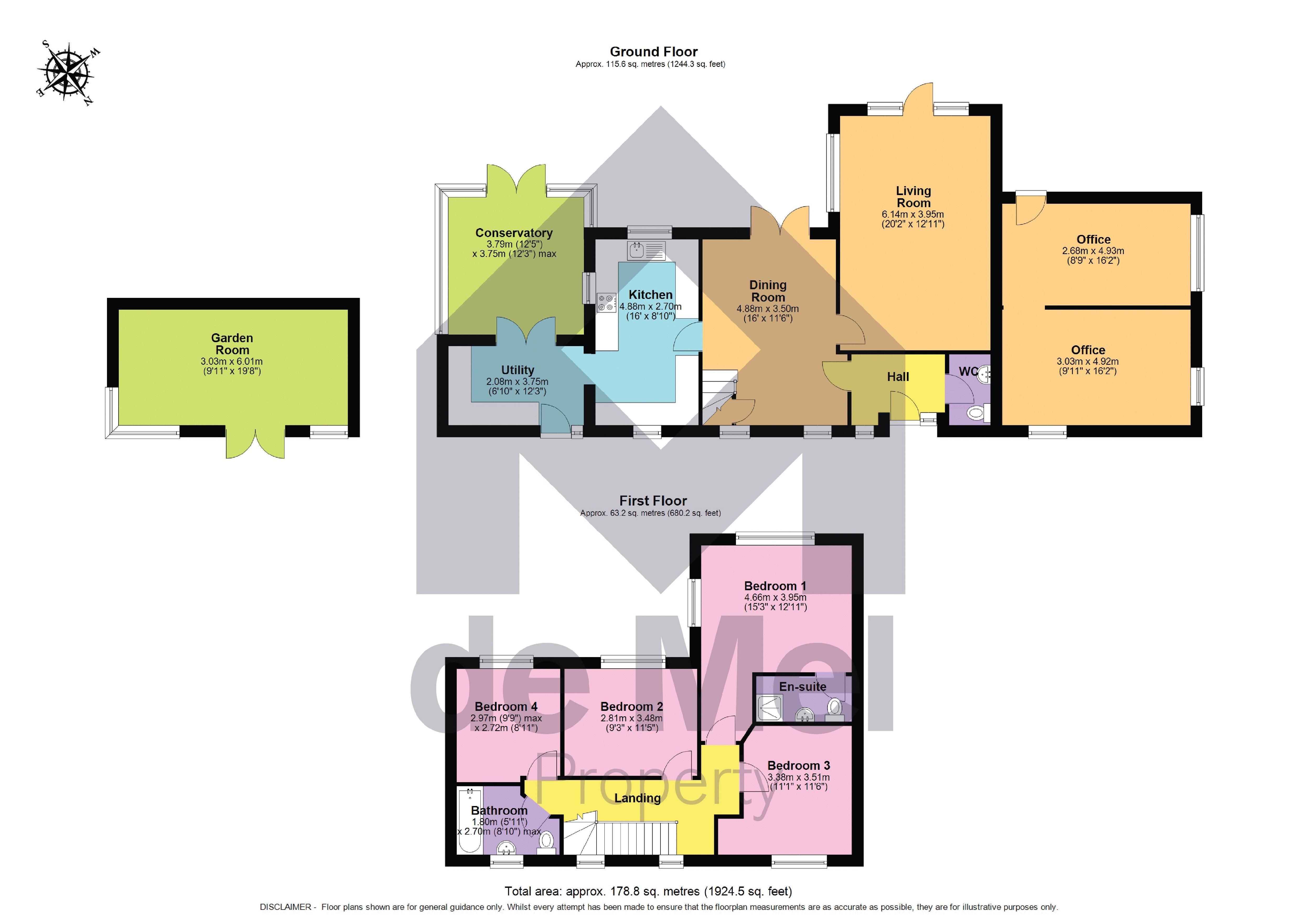 The GREEN LODGE, Church Road, Cheltenham floorplan
