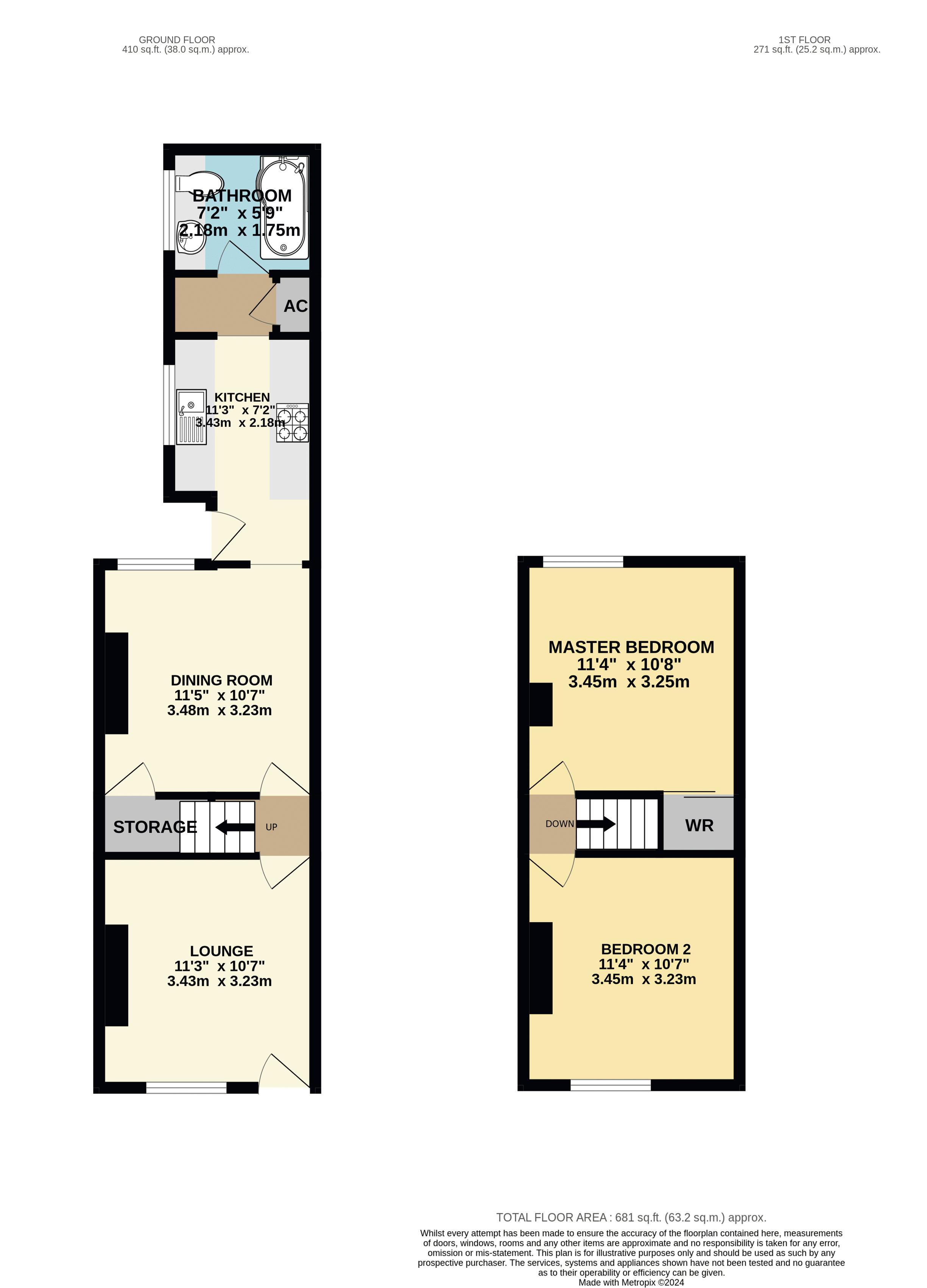 8, Fairfax Street, Lincoln floorplan
