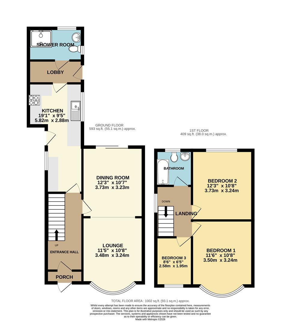 Dean Road, Leicester floorplan