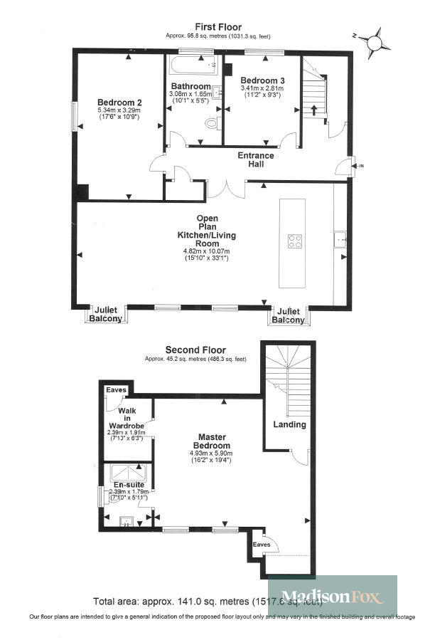 Flat 10, Imperial Heights,, 126 Manor Road, Essex floorplan