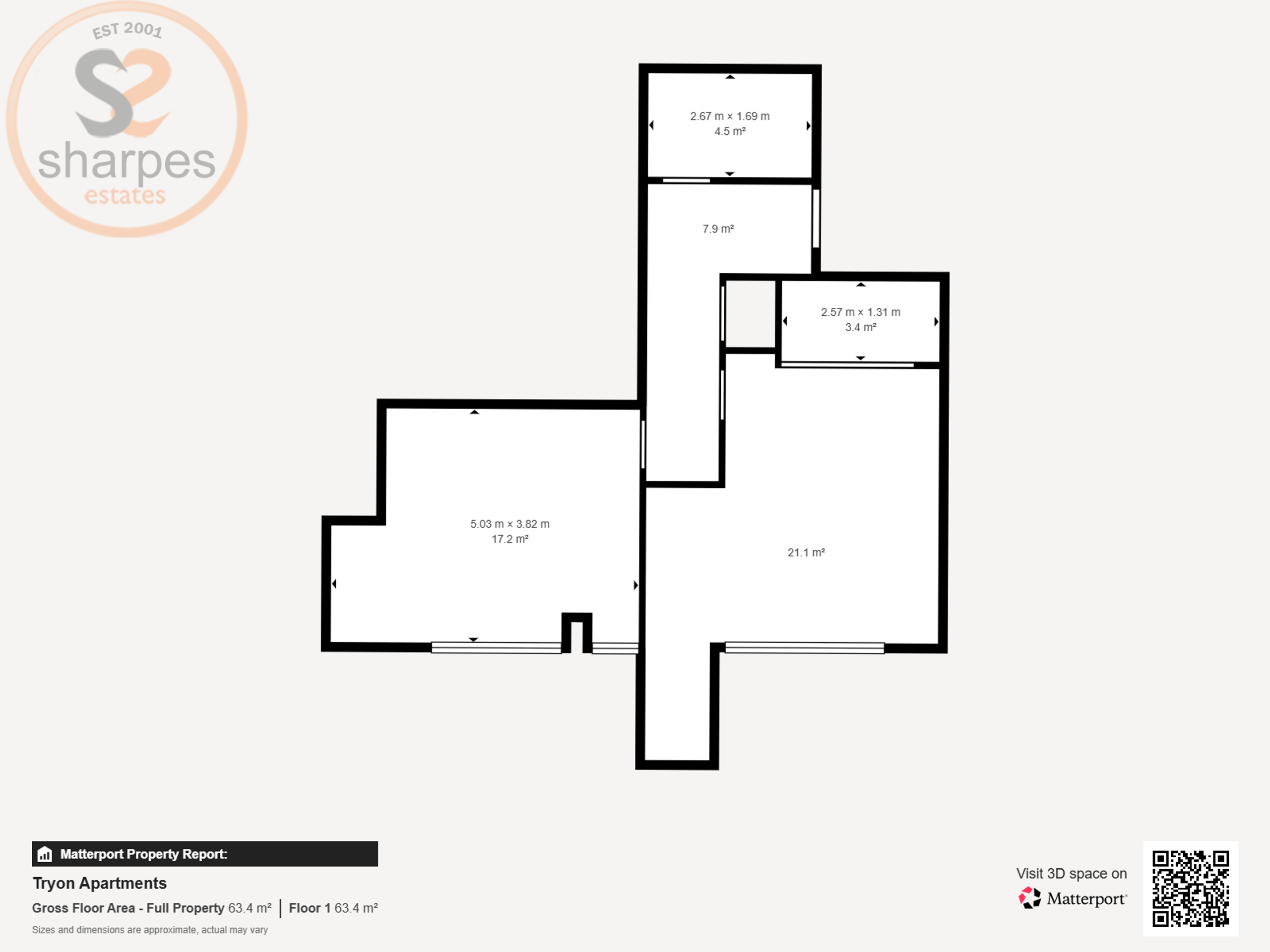 Copy of Flat 18, Hounslow floorplan