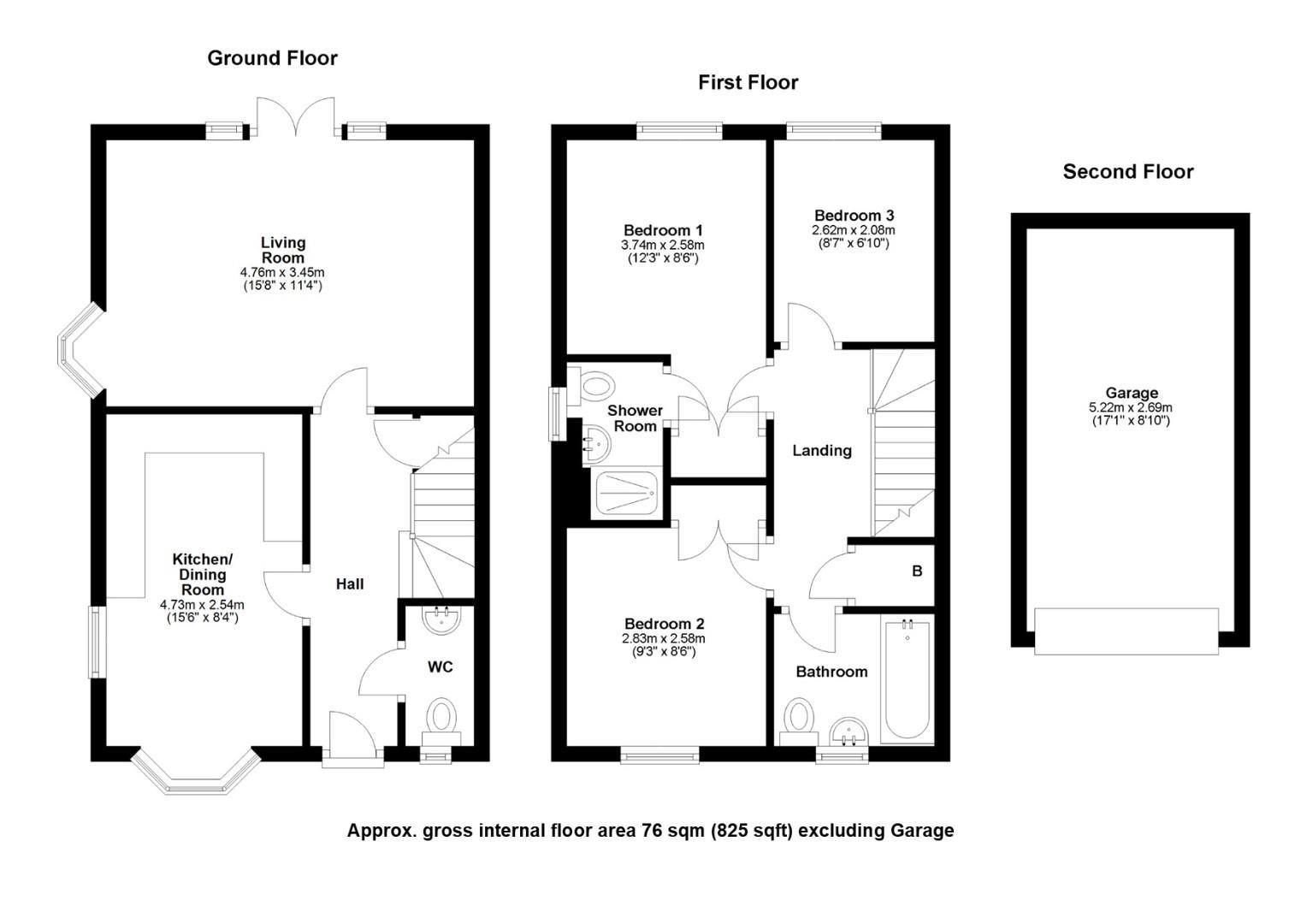 9, Yarrow Walk, Red Lodge, Bury St. Edmunds floorplan