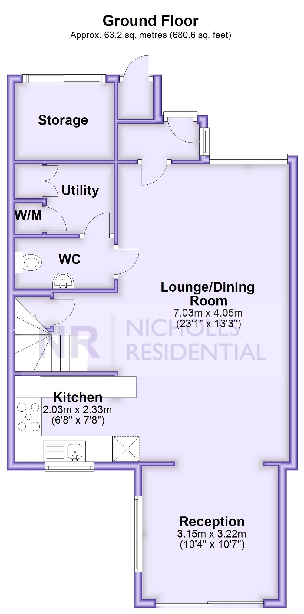Angus Close, Chessington, Surrey. KT9, 3 bedroom property to rent