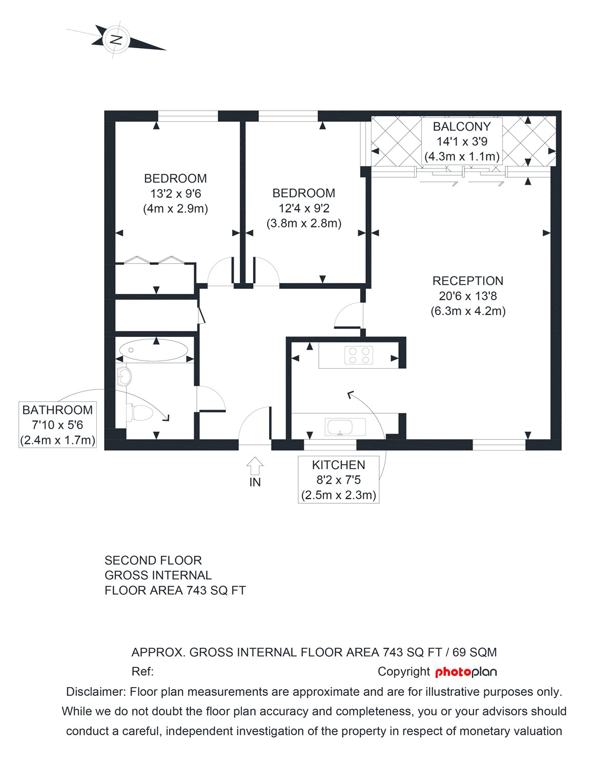 Claremont House, London floorplan