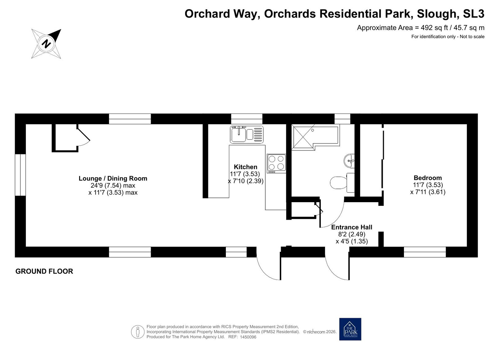 17 Orchard Way, Orchards Residential Park, Slough floorplan