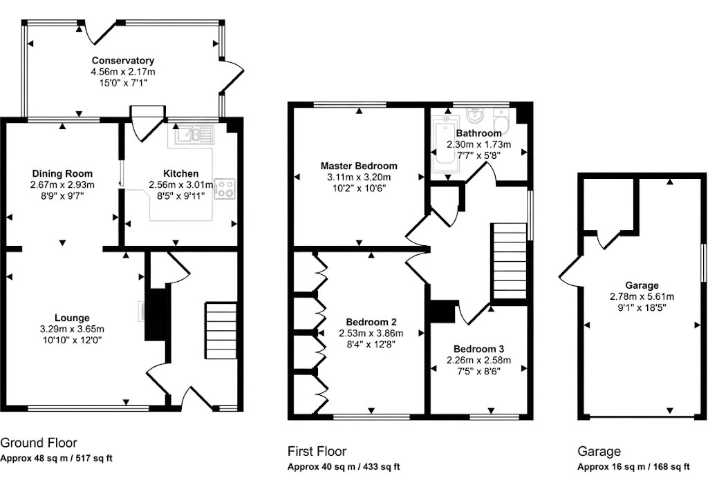 1, Worsley Place, Doncaster floorplan