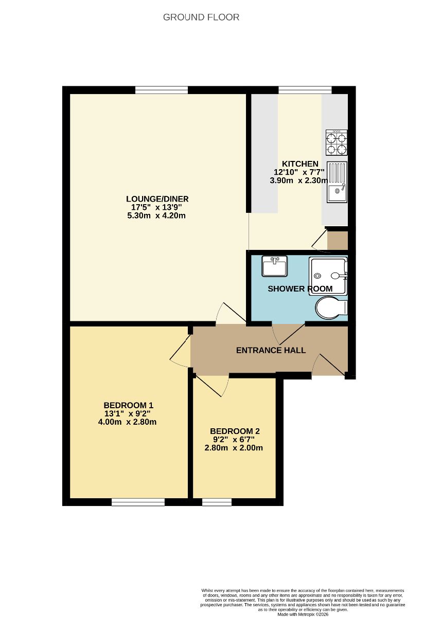 15 The Chantry, Okehampton floorplan