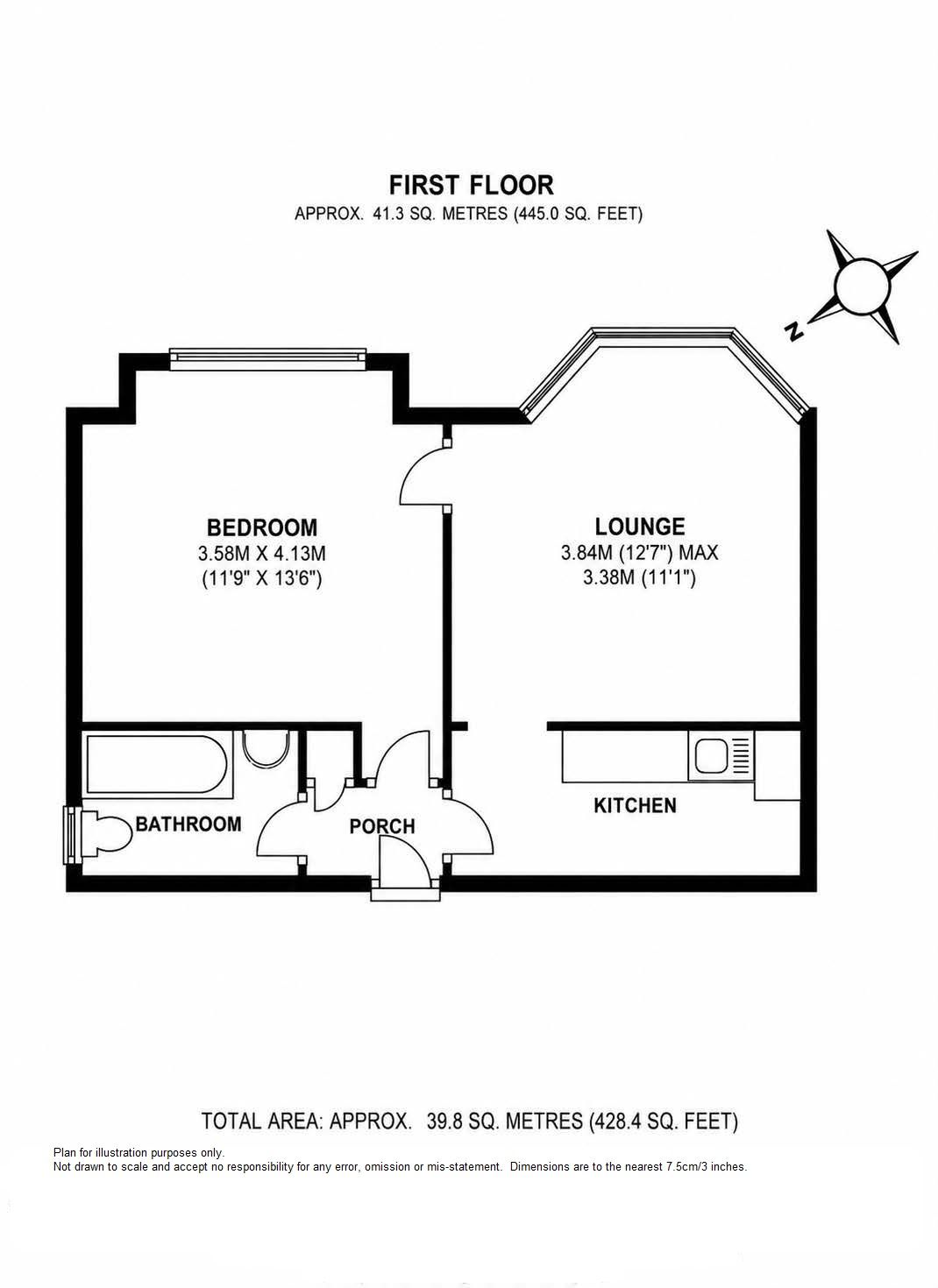 Flat 4, 4 Westbourne Park Road, Westbourne floorplan