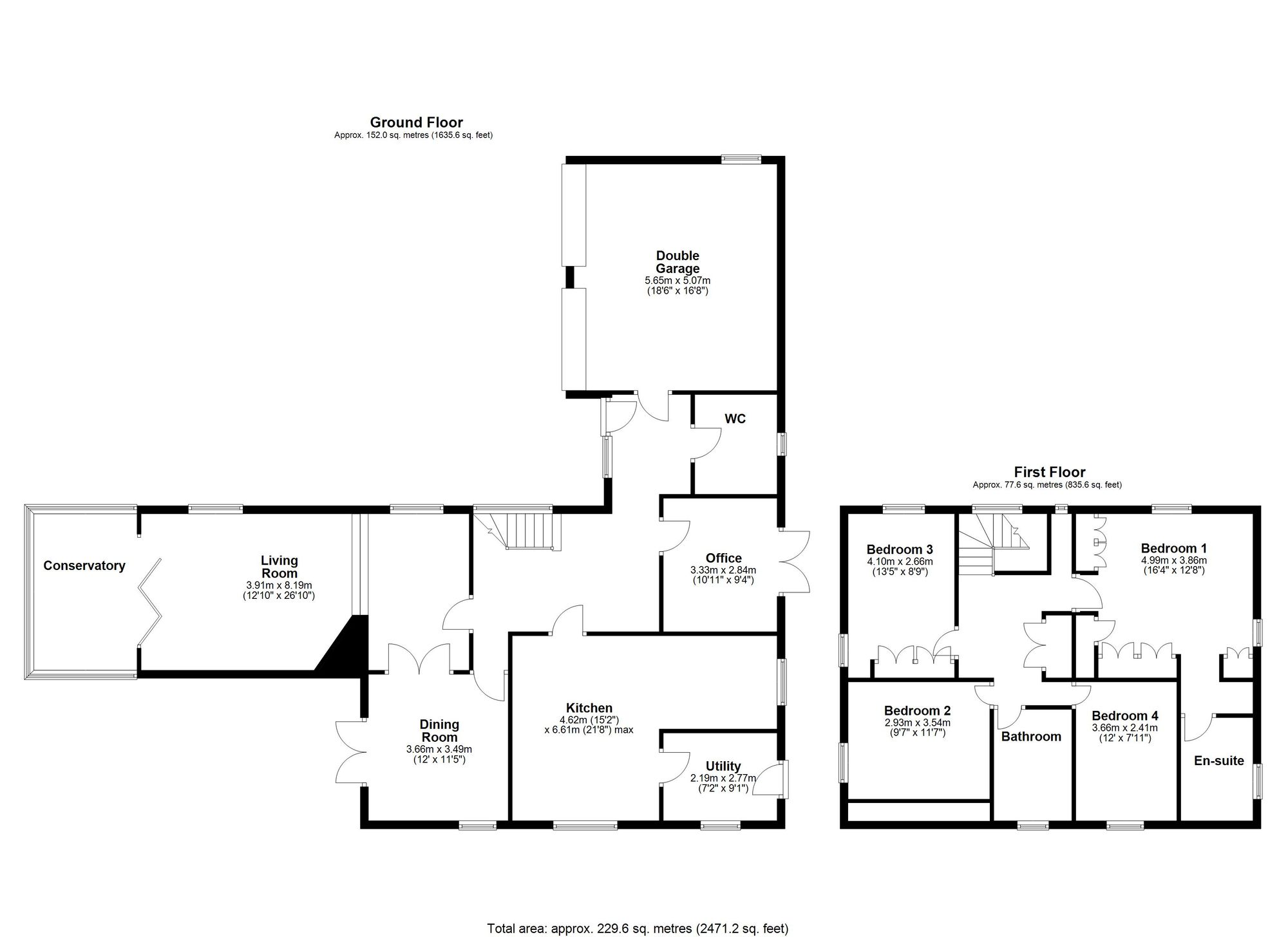 Riverdale The Meadows, Crediton floorplan