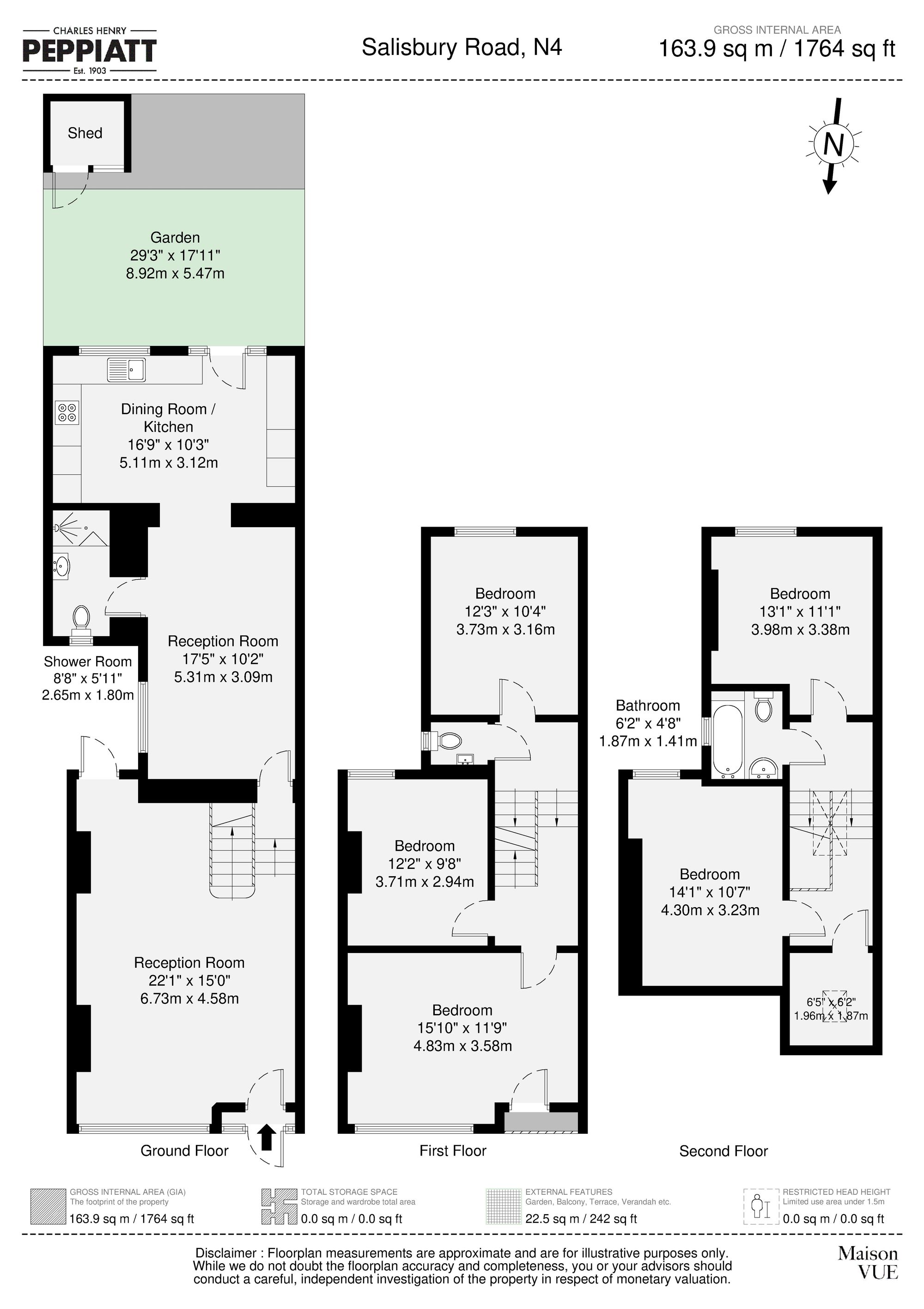 38 Salisbury Road, Haringey floorplan
