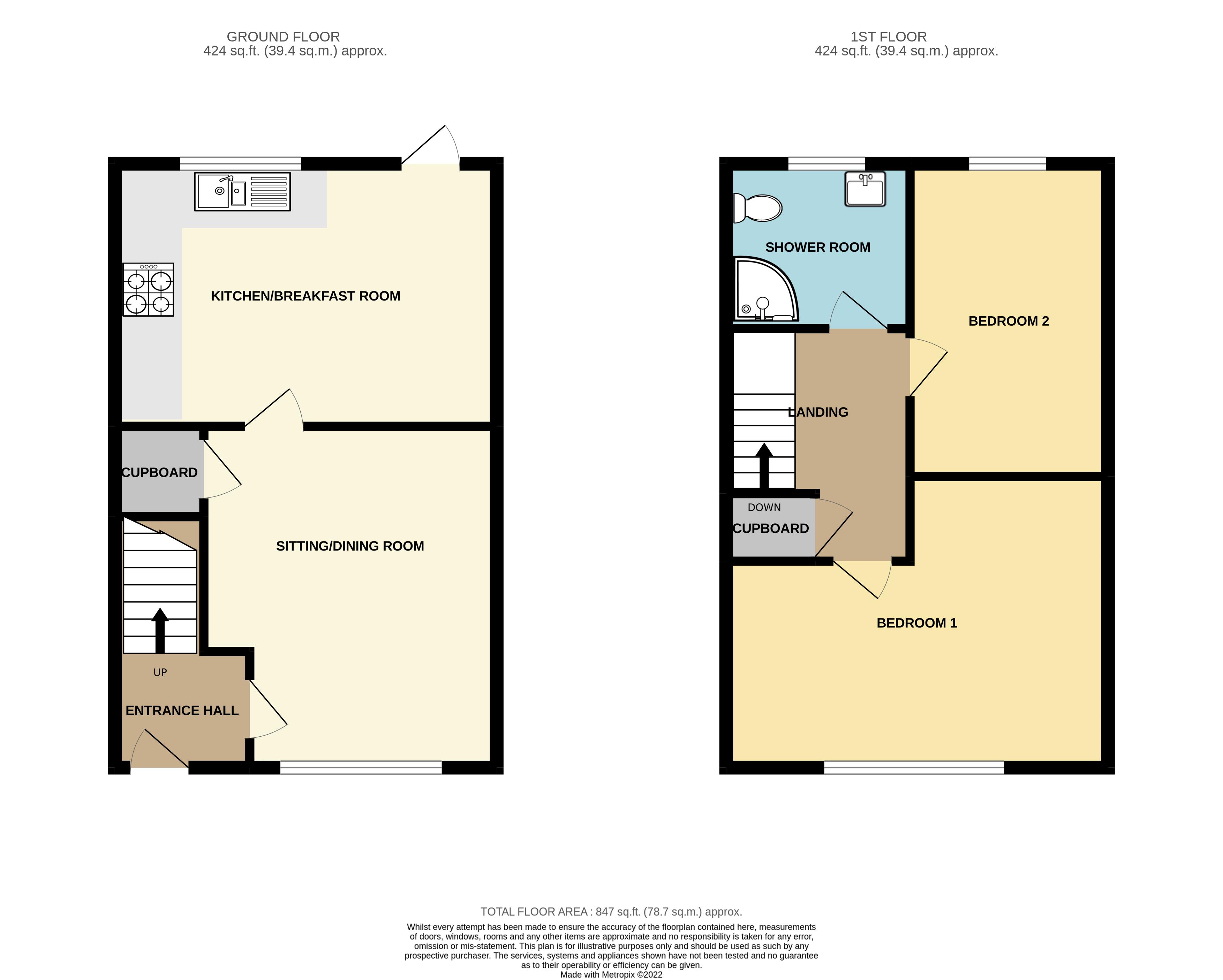 Ridge Nether Moor, Swindon SN3, 2 bedroom terraced house for sale